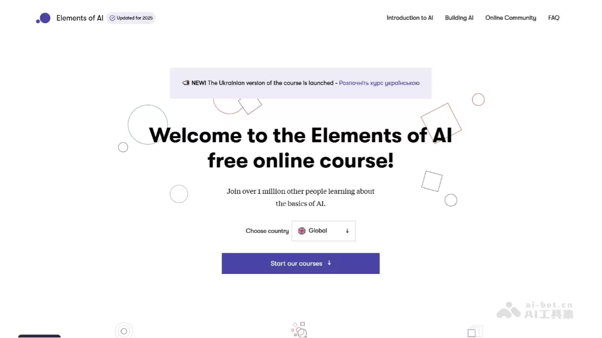 Elements of AI-免费在线AI通识学习课程