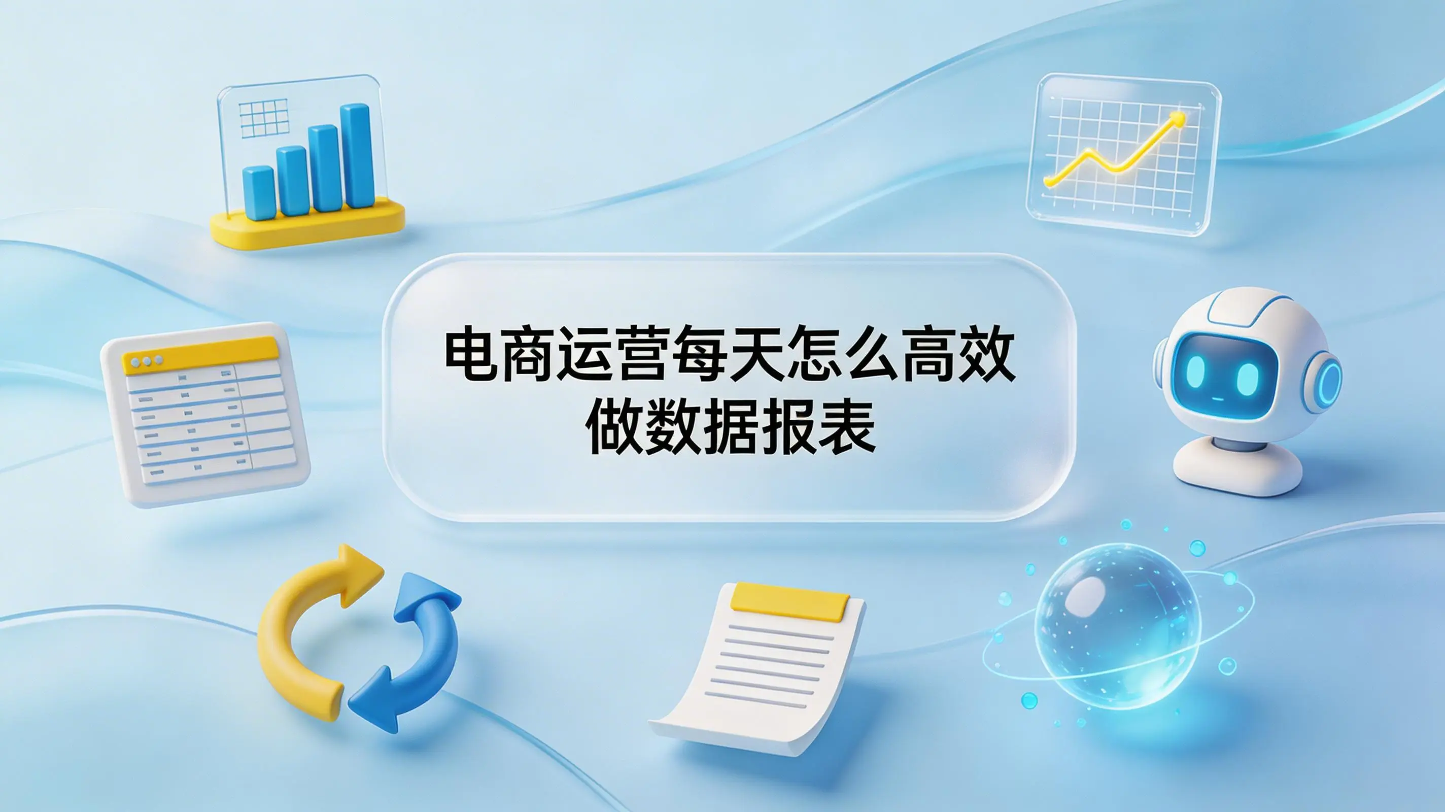 电商运营每天怎么高效做数据报表？全流程自动化提效指南