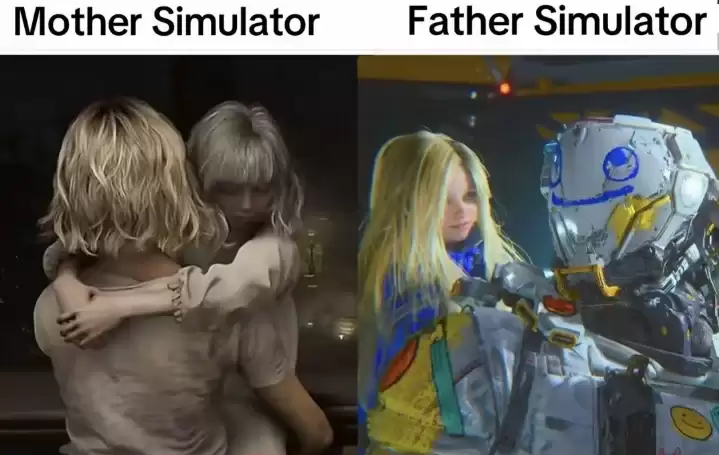 《识质存在》宣传图被玩家PS 里昂乱入造就无敌组合