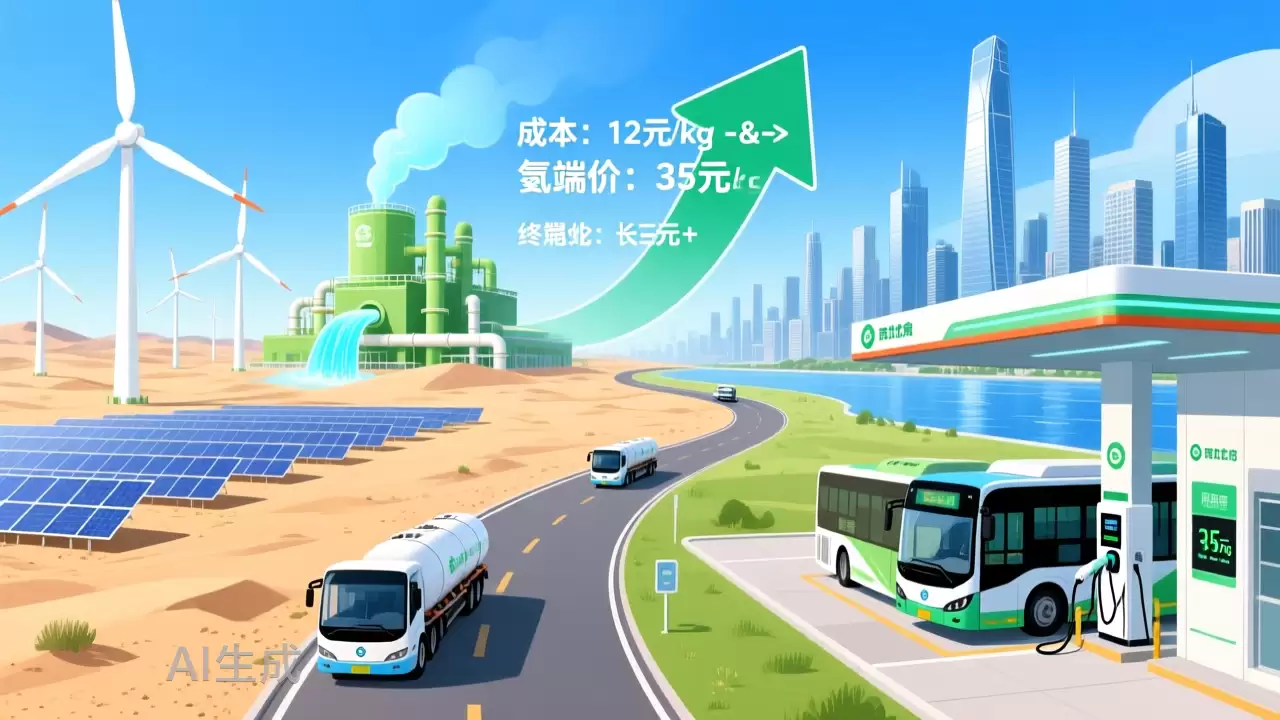 五城突围80亿氢能试点：谁在为每公斤十元的价差买单