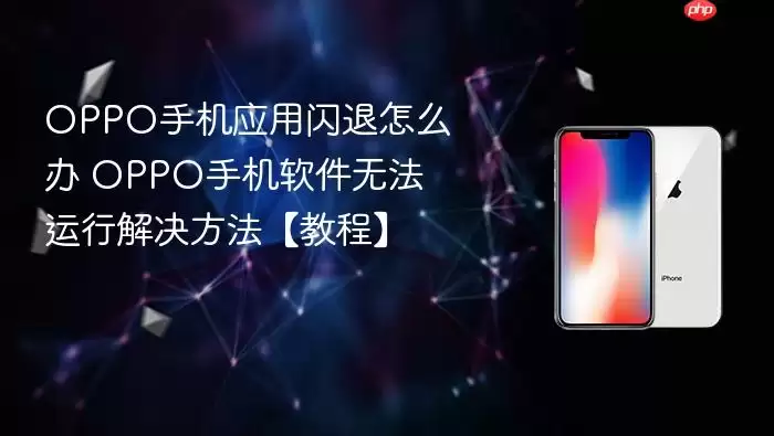 oppo手机应用闪退怎么办 oppo手机软件无法运行解决方法【教程】