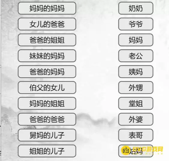 《汉字找茬梗》连线亲人称呼怎么过-连线亲人之间的称呼通关图文攻略