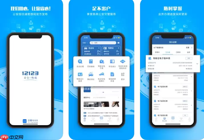 公安部交管12123官方网站入口 交管12123综合管理平台网页入口
