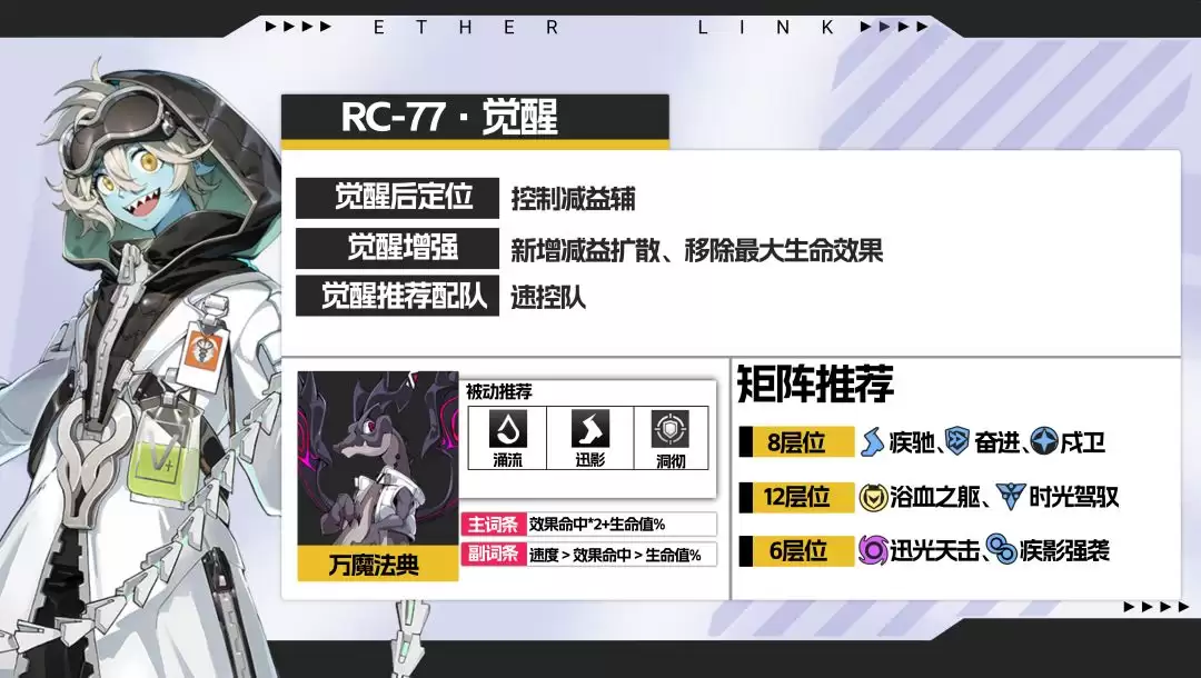《伊瑟》RC-77觉醒养成攻略