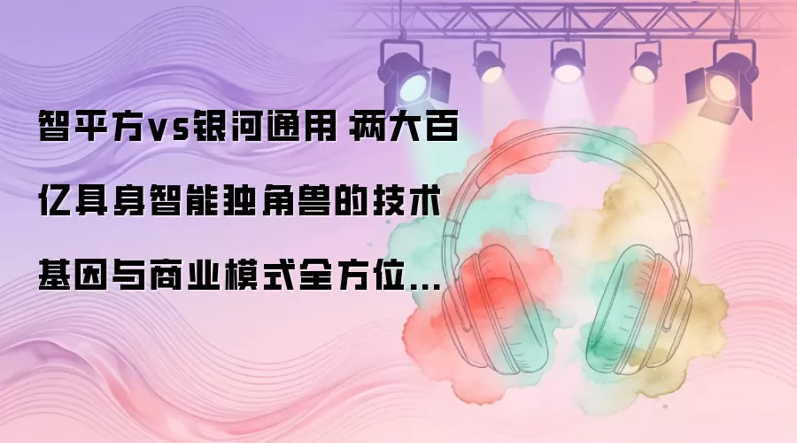 智平方vs银河通用：两大百亿具身智能独角兽的技术基因与商业模式全方位拆解