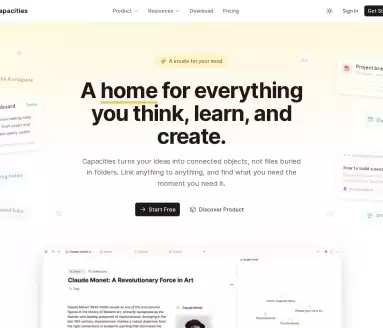 Capacities Mobile App