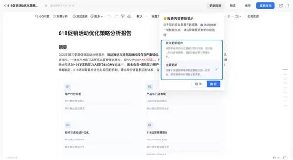 瓴羊 Quick BI V6.1 智能小 Q 深度进化，超级数据分析师如何更好用？