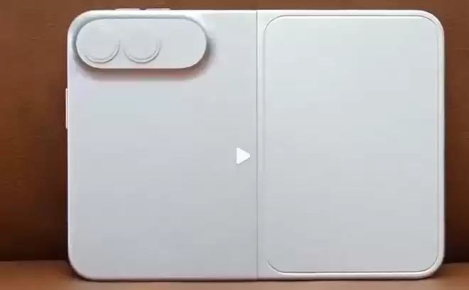 2026款iPhone机模曝光：折叠版采用横向“阔折叠”设计