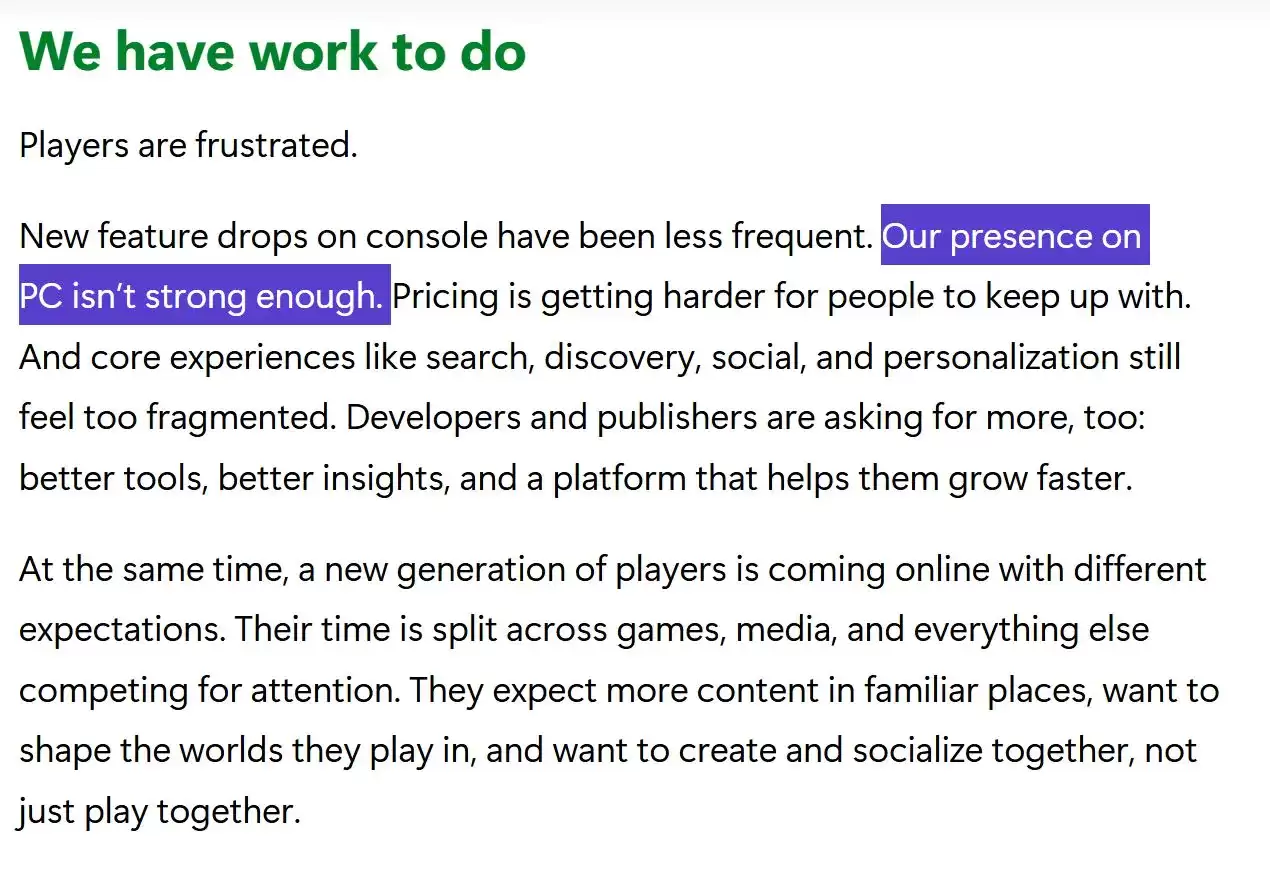 Xbox认怂！新CEO亲口承认：我们在PC上混得不行