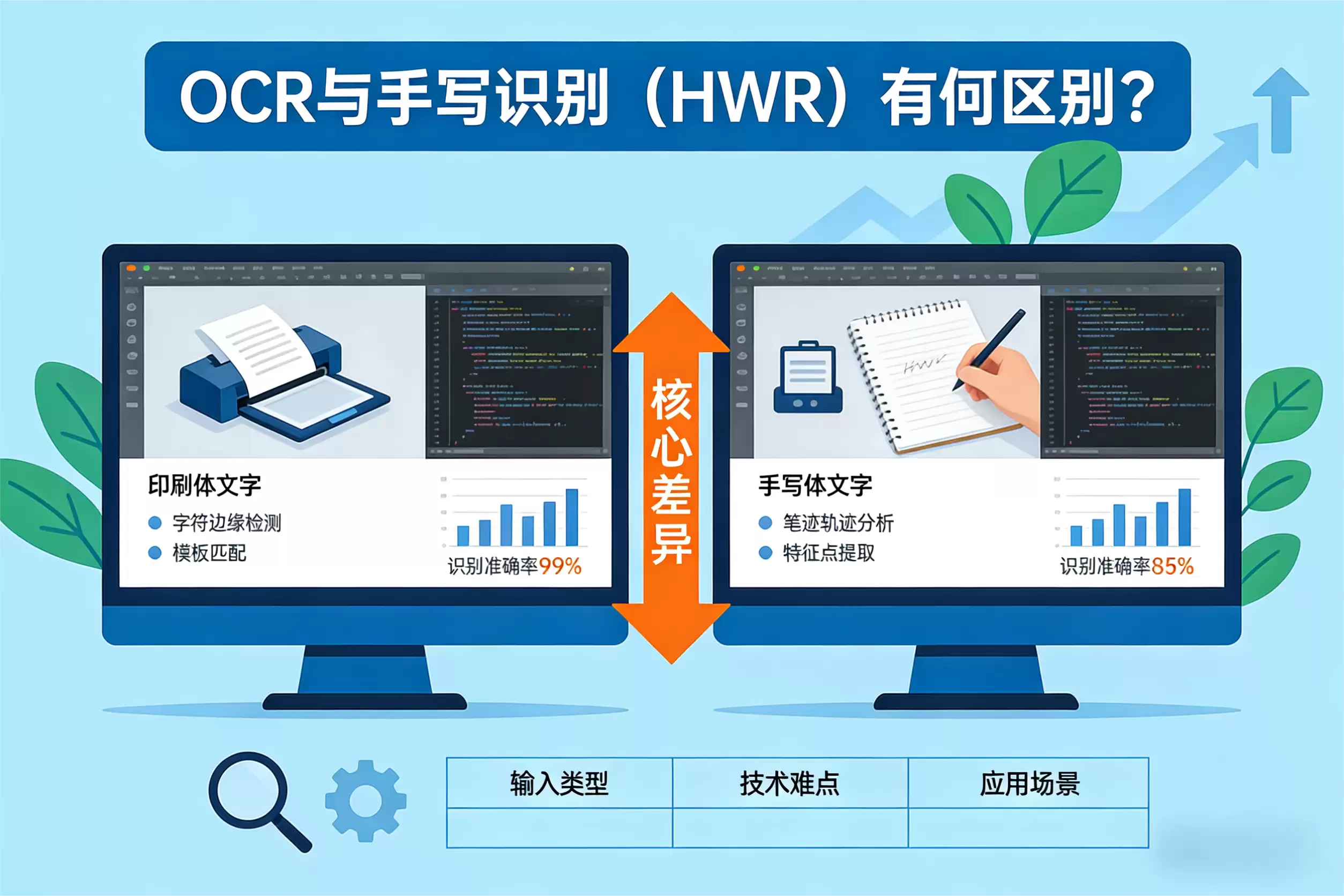OCR与手写识别（HWR）有何区别？