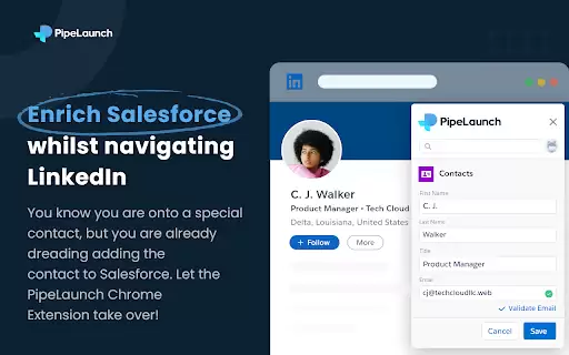 PipeLaunch: Salesforce Integration- PipeLaunch 将 Salesforce 和 LinkedIn™ 集成