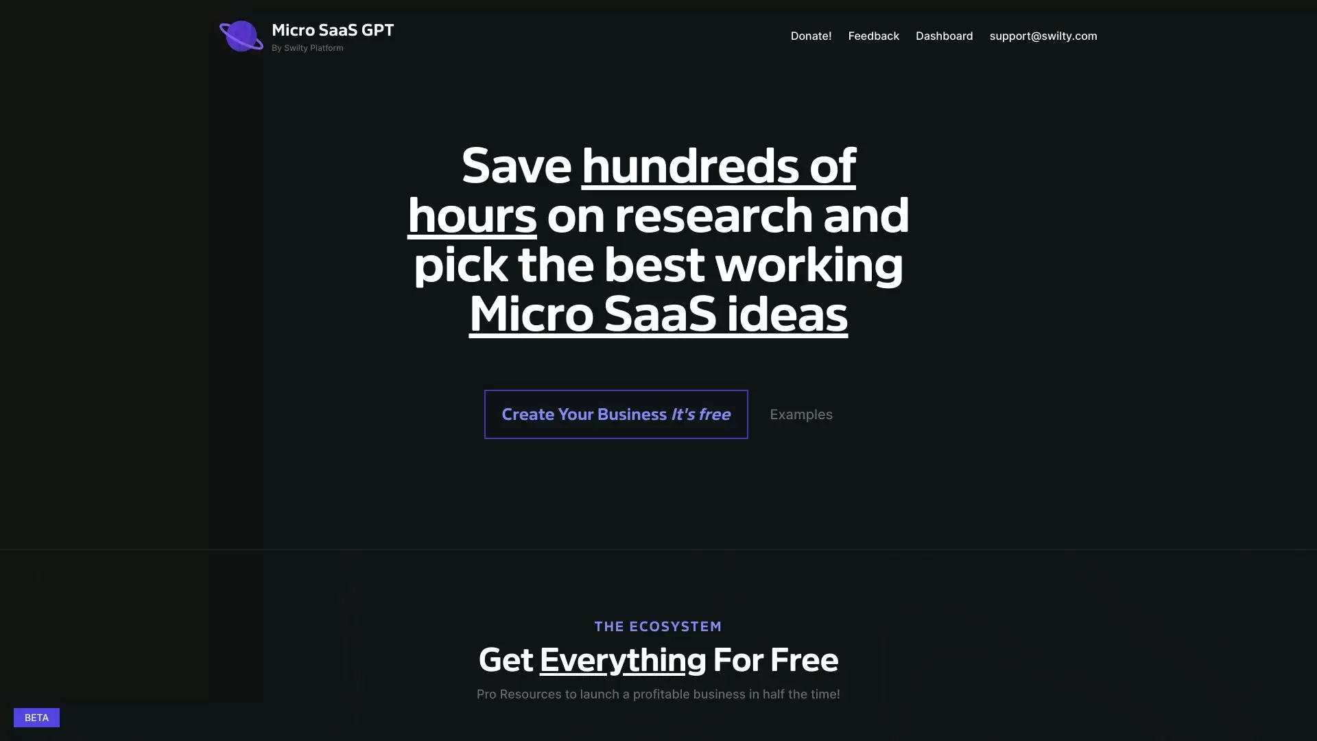 Micro SaaS GPT- 基于数据分析的 SaaS/Micro-SaaS 产品创意生成 AI 工具