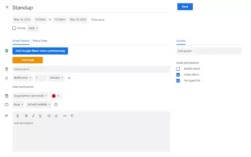 Pesto (Pragli) Scheduler for Google Calendar- 一键在 Pesto 房间中调度 Google Calendar 事件