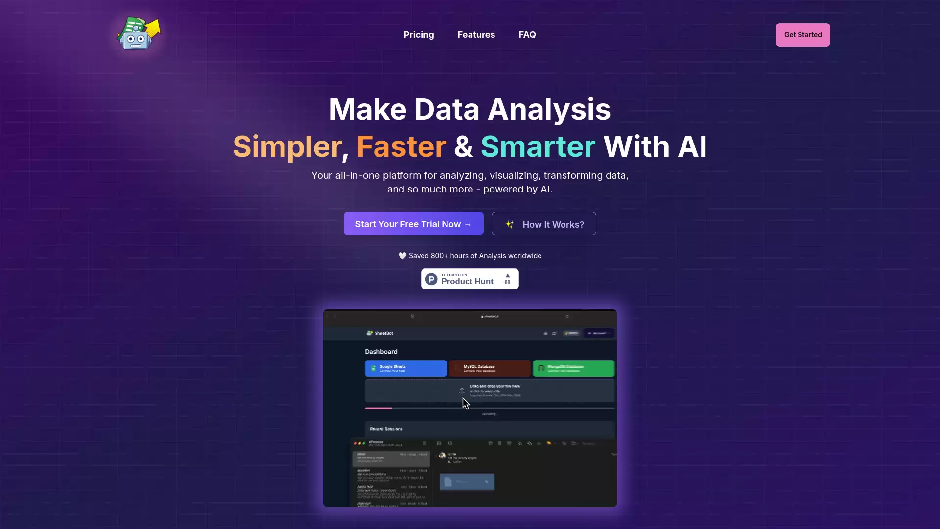 SheetBot AI- 人工智能数据分析工具