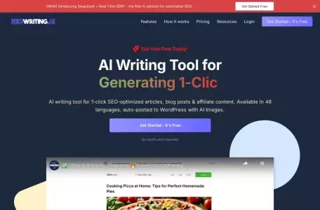 SEOWriting- 一款用于SEO优化内容、批量生成和WordPress自动发布的AI写作工具