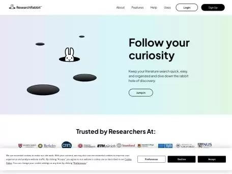 ResearchRabbit学术发现工具深度测评：高效文献管理与可视化指南