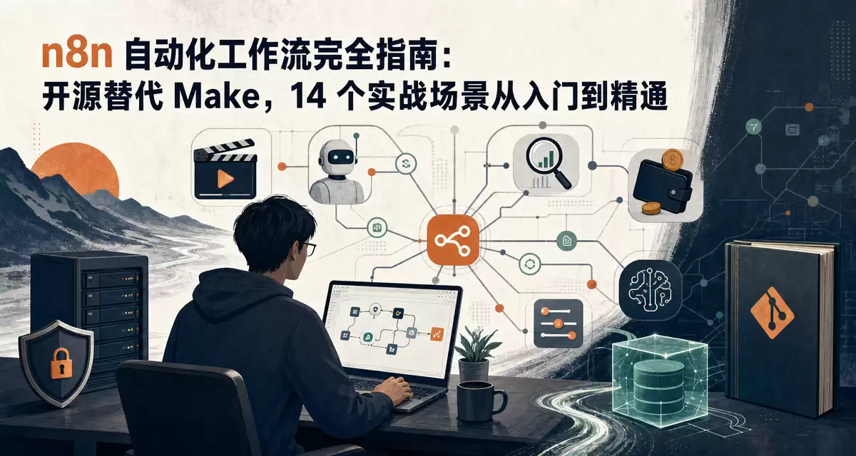 n8n自动化工作流推荐榜单：开源替代Make的十四场景入门到精通